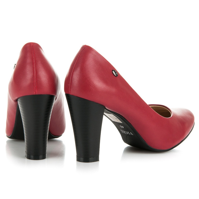 Vices New Collection Classic pumps on the post red 1