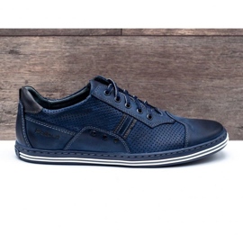 Polbut Men's casual shoes 1801P navy blue 1