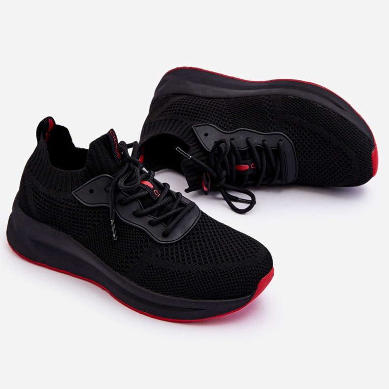 Women's Cross Jeans Slip-on Sneakers LL2R4032C Black 1