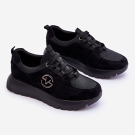 Vinceza Women's Platform Sports Shoes Black Aisha 1 Vinceza Women's Platform Sports Shoes Black Aisha 1