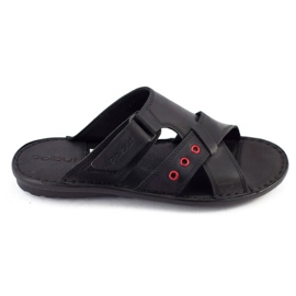 Polbut Black SA05 men's slippers 1