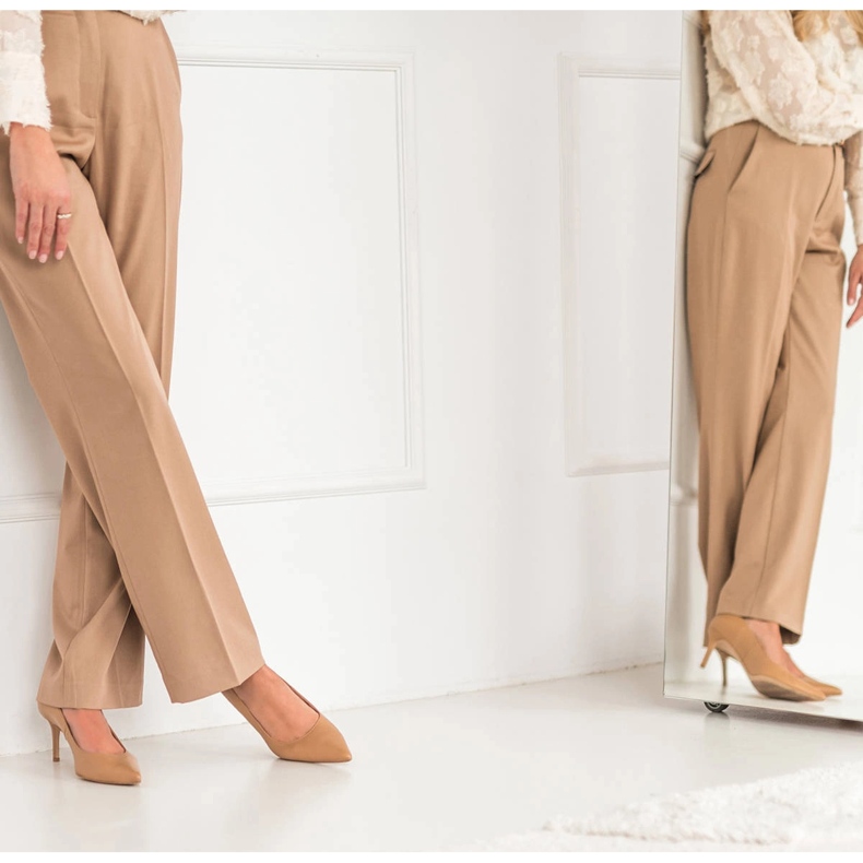 Marco Shoes Nappa leather heels beige 1 Marco Shoes Nappa leather heels beige 1