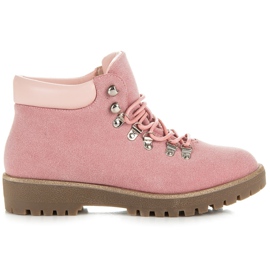 Vices New Collection Suede Trappers pink 2