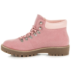 Vices New Collection Suede Trappers pink 1