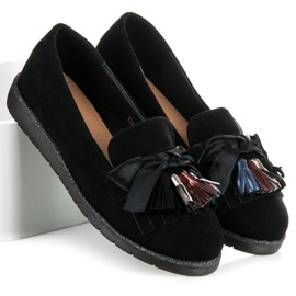Seastar Suede loafers black 2