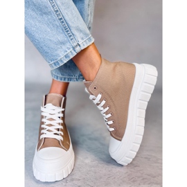 Berdi Khaki sneakers beige 1