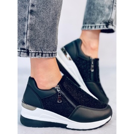 Atwood Black wedge sneakers 2