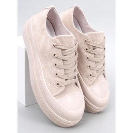 BM Curtis Beige platform sneakers 1