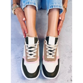 BM Kelsi Pink wedge sneakers 1