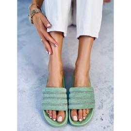 BM Lynne Green rhinestone slides 2