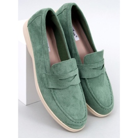Blum Green suede loafers 1