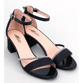 PA1 Altidore Black low heel sandals 1