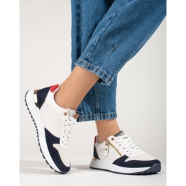 Comfortable women's sports shoes white Shelovet 1