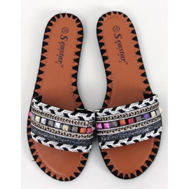 Morocco Black Marrakesh slippers 1