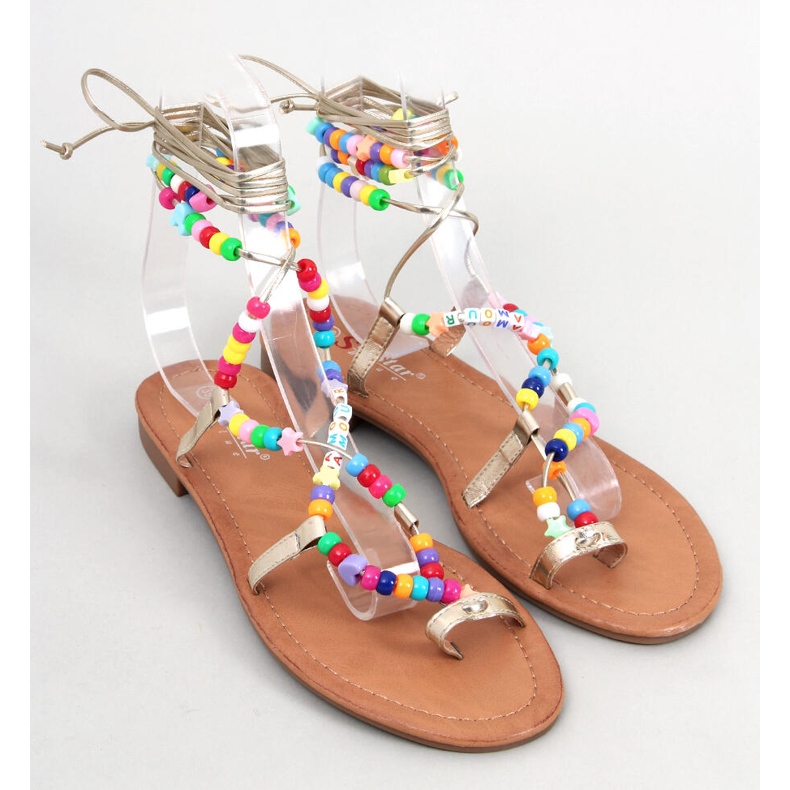 BM Roman women with Megh Gold beads golden 1