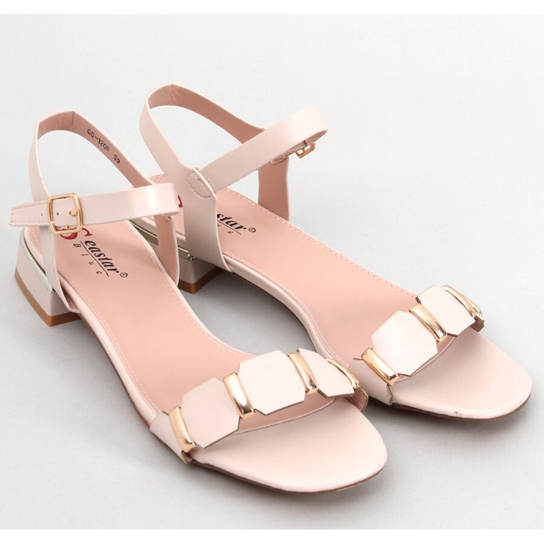 Seastar Clary Beige low heel sandals 1