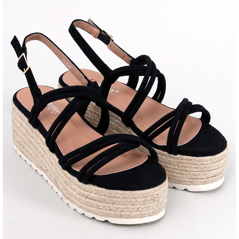 Seastar Altman Black wedge espadrilles 1