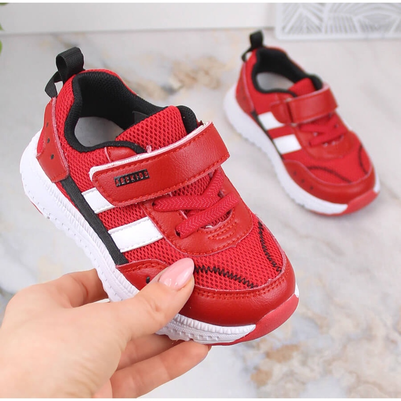 Atletico Children's sports shoes with velcro red AbcKids B933104083 1