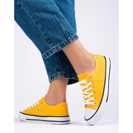Shelovet yellow classic sneakers 1 Shelovet yellow classic sneakers 1