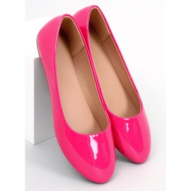 Cargil Fuchsia lacquered ballerinas pink 2