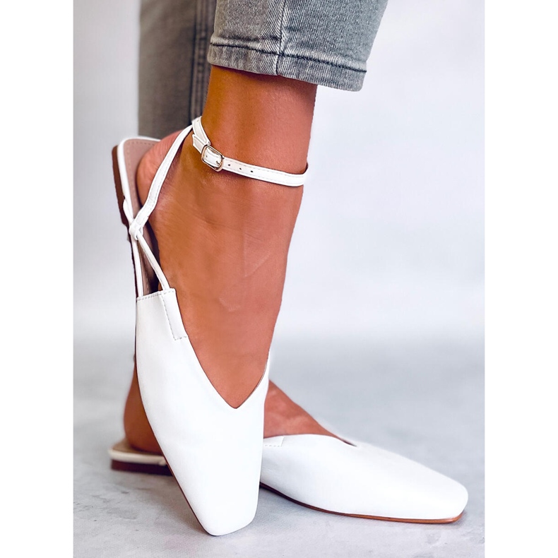 BM Open heel ballerinas from Gianna White 2