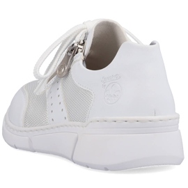 Comfortable women's sports shoes white Rieker M0100-80 8