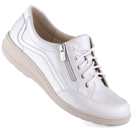 Silver women's leather wedge shoes Helios 411 1 Silver women's leather wedge shoes Helios 411 1