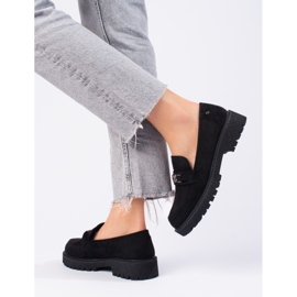 W. Potocki Women's suede loafers Potocki black 1 W. Potocki Women's suede loafers Potocki black 1