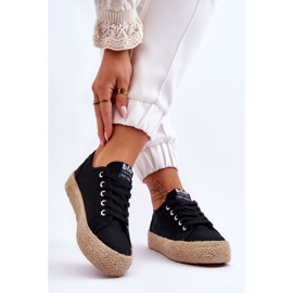 Fashionable Braided Sneakers Lee Cooper LCW-23-31-1797L Black 2 Fashionable Braided Sneakers Lee Cooper LCW-23-31-1797L Black 2