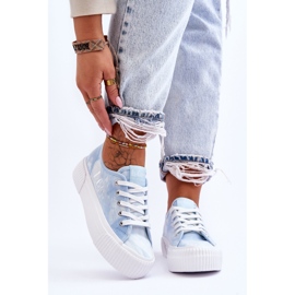 Lee Cooper Platform Sneakers LCW-23-31-1782L Blue 1