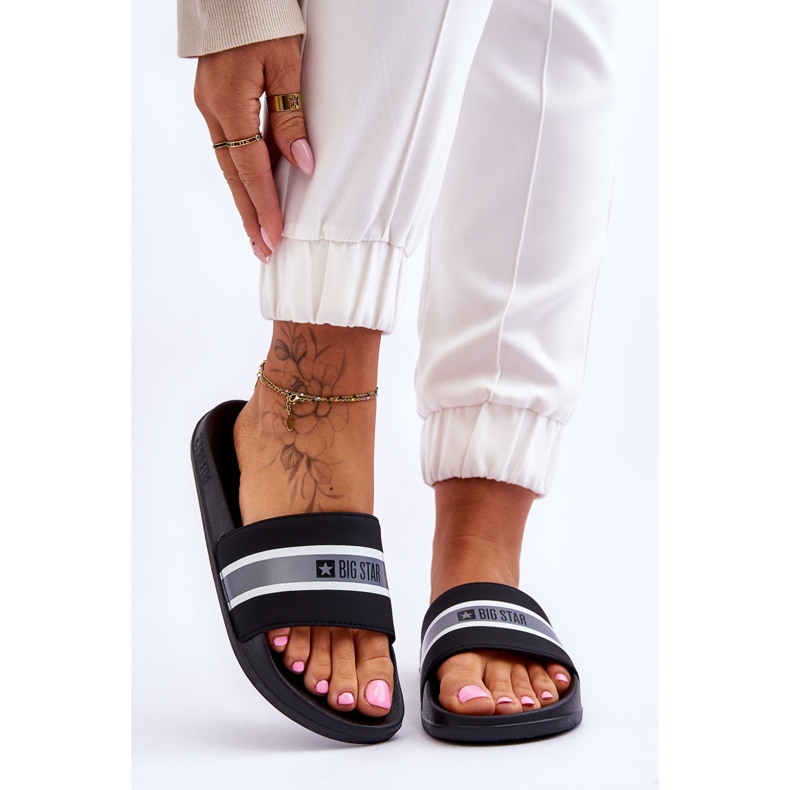 Light Foam Slippers Big Star JJ274648 Black 1 Light Foam Slippers Big Star JJ274648 Black 1