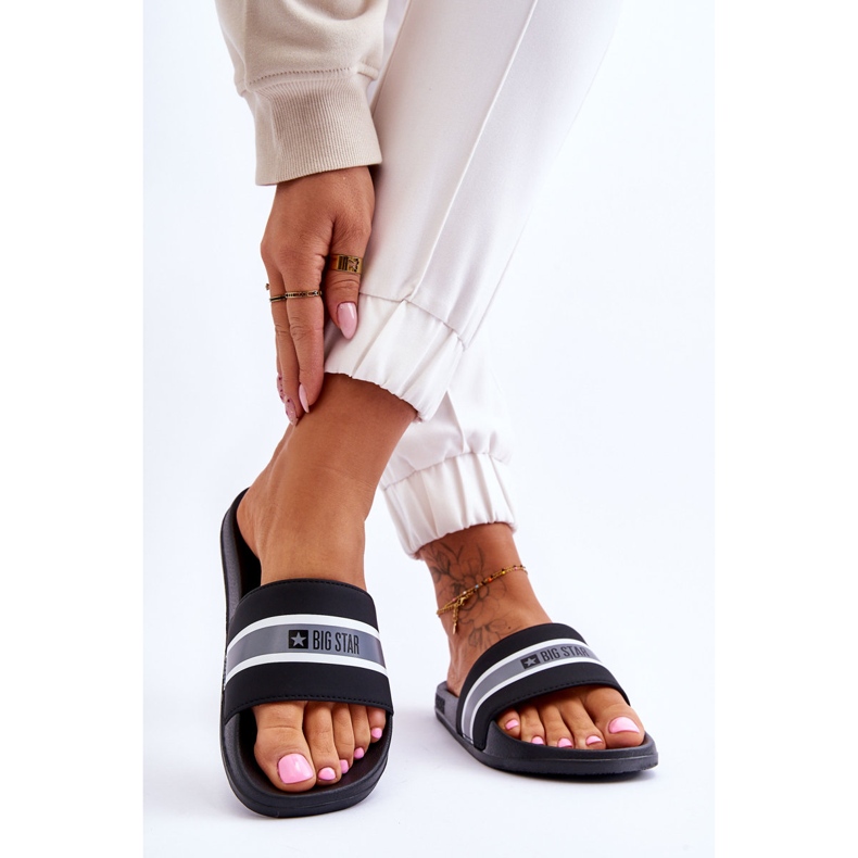 Light Foam Slippers Big Star JJ274648 Black 2 Light Foam Slippers Big Star JJ274648 Black 2