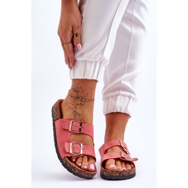 Women's Cortina Pink Slip-On Slippers 1