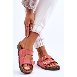 Women's Cortina Pink Slip-On Slippers 2
