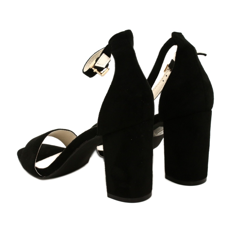 Evento Sandals On Heel Black 23SD35-5560 4