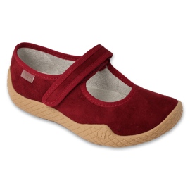 Befado Women's shoes Pu--Young 197D003 burgundy red 2