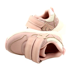 Evento Girls' Velcro Sports Shoes 23DZ23-5917 pink white 5 Evento Girls' Velcro Sports Shoes 23DZ23-5917 pink white 5