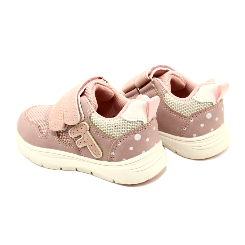 Evento Girls' Velcro Sports Shoes 23DZ23-5917 pink white 6