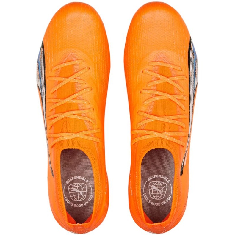Puma Ultra Ultimate FG/AG M 107163 01 football shoes orange oranges and reds 2