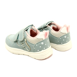 Evento Girls' sports shoes for Velcro 23Dz23-5917 blue 5