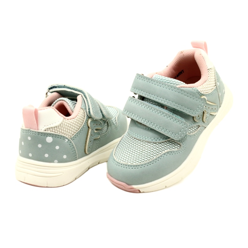 Evento Girls' sports shoes for Velcro 23Dz23-5917 blue 4 Evento Girls' sports shoes for Velcro 23Dz23-5917 blue 4