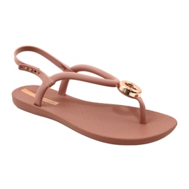Flip-flop sandals with decoration Ipanema 83415 AG932 pink 1 Flip-flop sandals with decoration Ipanema 83415 AG932 pink 1