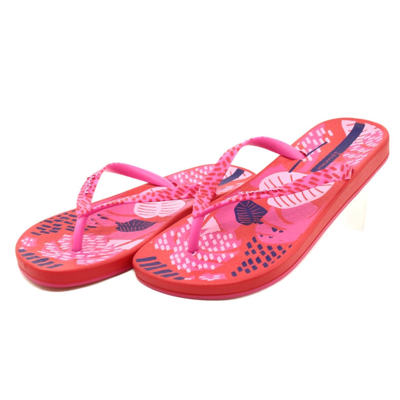 Women's flip-flops Ipanema Anat Nature VII FEM 83325 AI822 red and pink 3