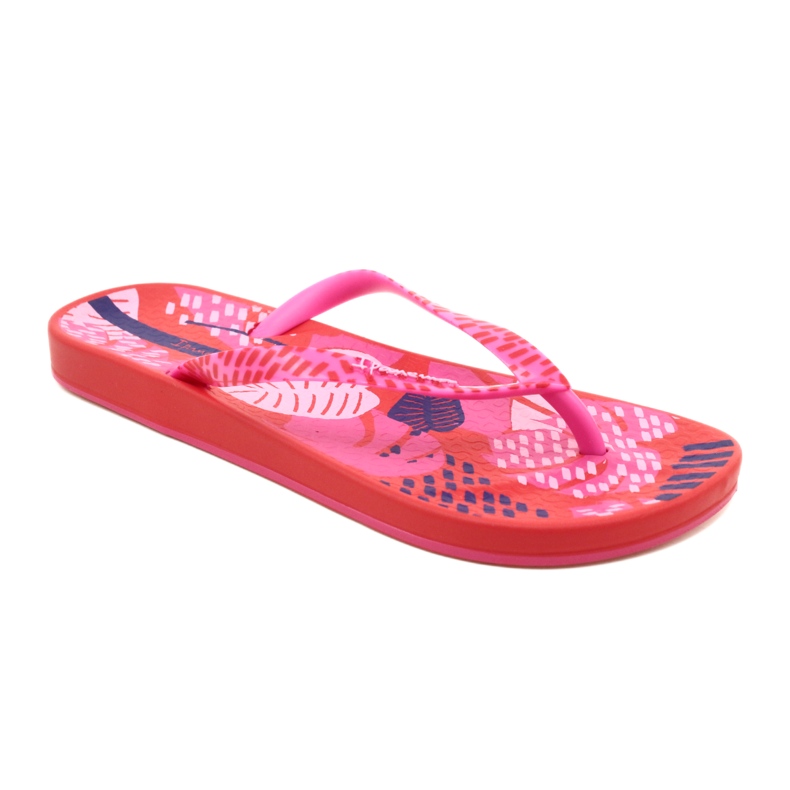 Women's flip-flops Ipanema Anat Nature VII FEM 83325 AI822 red and pink 1