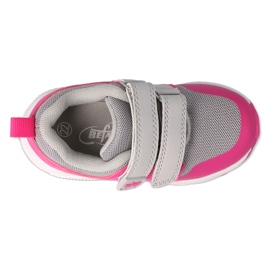 Children's sports Befado with Velcro, gray and pink, 516X247 1