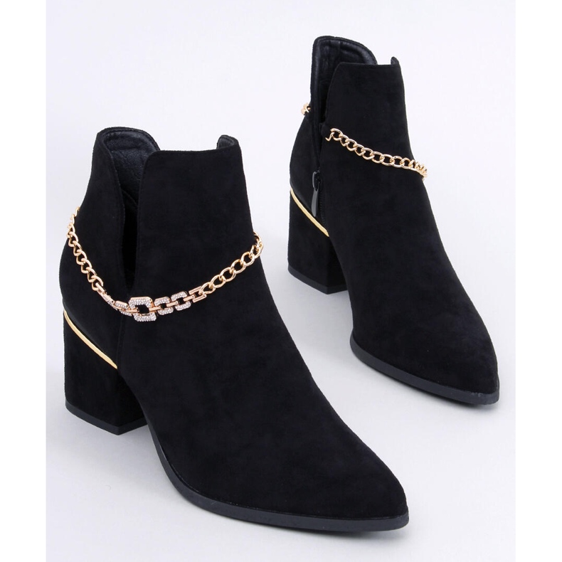 BM Virginia Black spring heeled boots 1