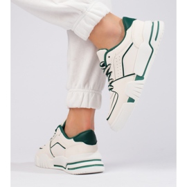 Women's white Shelovet sneakers 2