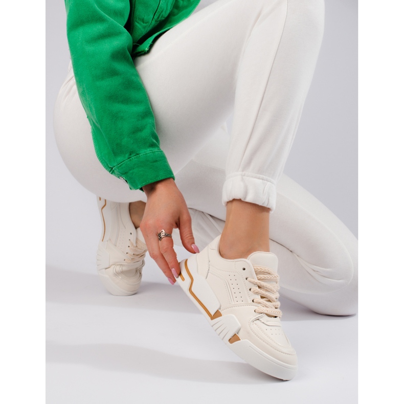 Beige Shelovet women's sneakers 1