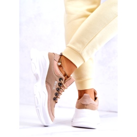 Women's sports shoes Sneakers Big Star JJ274A222 Beige 6