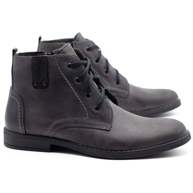 Polbut Gray men's winter shoes C20 grey 2
